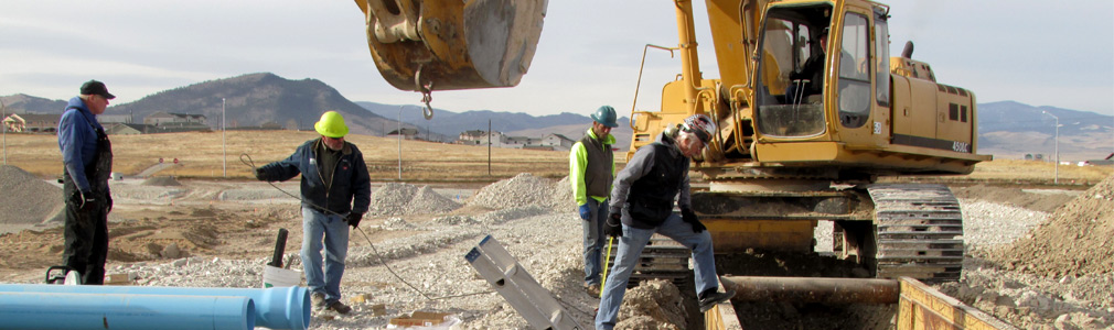 Construction Crew for Mountain View Meadows